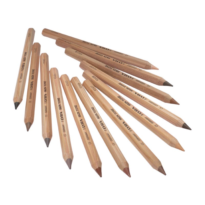 Lyra – Skin Tones kleurpotloden, doos van 12